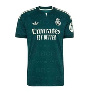 (Authentic) adidas 2627 La Liga Real Madrid Away Jersey Short-sleeved Football Jersey Mens and Women