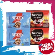 Nescafe Ice Roast Americano Classic Instant Coffee/, 10 Sachets Nescafe Classic