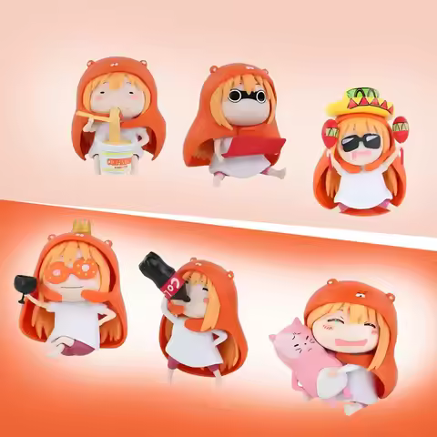 Himouto Umaru chan Blind Box Figurines Anime Themed Gifts Merchandise Q Style Mini Toys Desktop Orna