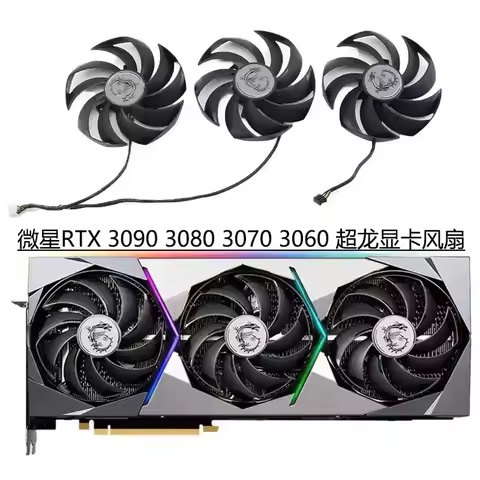 Original Superdragon Graphics Card Fan for MSI RTX 3070 3070 Ti 3080 3080 Ti 3090 3090 Ti