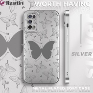 Jizetin เคสโทรศัพท์สำหรับ Realme 7 Realme 7 5G Realme 7i Realme 7 Pro เคสโทรศัพท์ดีไซน์ลายผีเสื้อการ