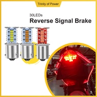 1PC 30LED 1156 1157 T20 Car LED Signal Brake Reverse Light Dual Mode Flowing Strobe P21W PY21W W21W 
