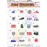 JDM LOGO CAR STICKER V4