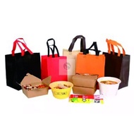12 PCS Spunbond Rice Box Bag 27x27x26press /spunbun bento