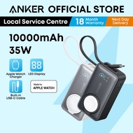 Anker MagGo Power Bank (10000mAh, 35W) USB C Cable Wireless Portable Charger for Watch A1657