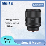 Meike 85mm F1.4 Full Frame AF Auto Focus Large Aperture Cameras Lens For E ZVE10M2 A7R2 A7CR A7M
