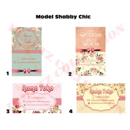 Shabby Chic Business Cards for Online Shops, Online Shops