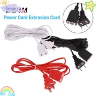 FANSIN Power Extension Cord, PVC Two-pin AC Power Cord, 2/3/5m Copper Wire
