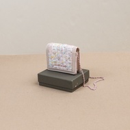 Tweed Pink mini cnk Wallet Bag