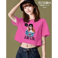 Ecison Crop top for women shirt for women girl tops for women cotton for women high Quality tops Cro