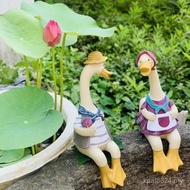 Outdoor B & B Decoration Terrace Balcony Creative Duck Decoration Scenery Outdoor Garden Courtyard V