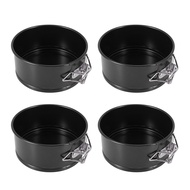 4-Inch Mini Springform Pan Set - 4 Piece Small Nonstick Cheesecake Pan For Mini Cheesecakes Pizzas a