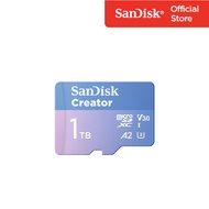 SanDisk Creator Extreme Micro SD Card SDSQXAA 1TB C10UHS-IU3V30A2 R/W Speed 190/130MB/s (SDSQXAA-1T0