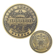 รัสเซียล้านรูเบิลเหรียญที่ระลึกเครื่องประดับสองด้านทองคำคอลเลกชันเหรียญศิลปะของขวัญ