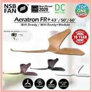 NSB FAN AERATRON FR+ 43 50 60 Inches WiFi Ready Module Remote Control 6 Speeds DC Motor Ceiling Fan