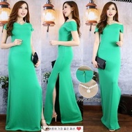 1260 Longdress SeksiLongDress Wanita SexyGaun Pesta SexyDress Korea