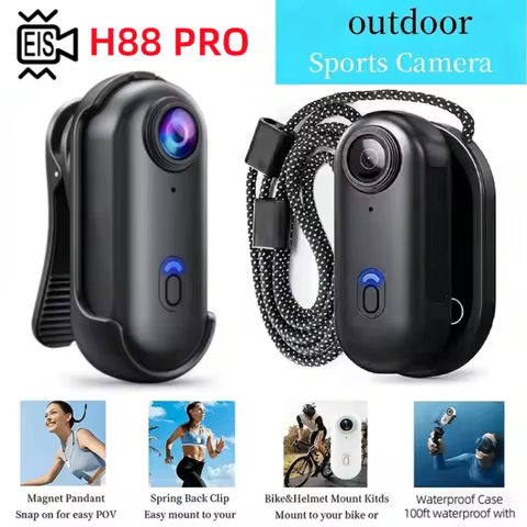 Kaysunlink H88 PRO 4K EIS Camera Stabilization Mini Camera WIFI Action Camera POV Portable Video Rec