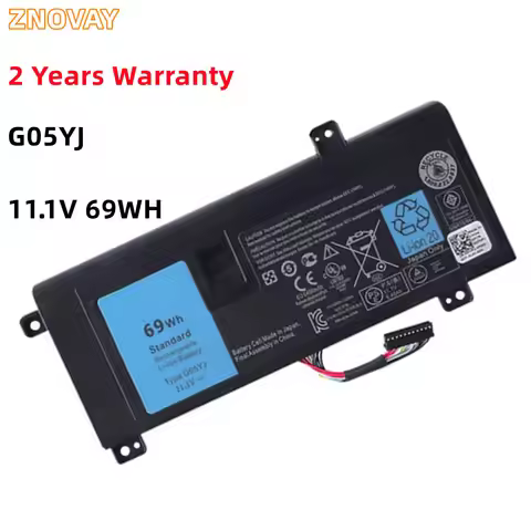 ZNOVAY G05YJ Laptop Battery For DELL Alienware 14 A14 M14X R3 R4 Series P39G Alienware 14D-1528 GO5Y