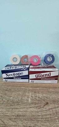 นีโอเทปNeotape และเทปไก่ชนตราสิงห์ทอง 1/2 นิ้ว X 10 หลา (1.25 ซม. X 9 ม.)