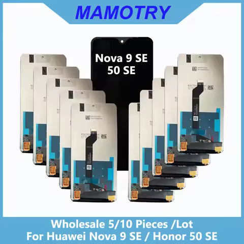 Wholesale 5/10 pieces / Lot 100% Tested For Huawei Nova 9 SE / Honor 50 SE Screen Lcd Display With T
