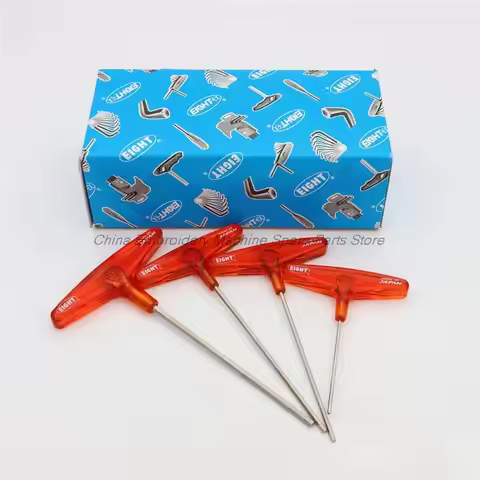 1pcs Japan Eight 018 T Type Allen Wrench Hexagon Socket 2mm 2.5mm 3mm 4mm for Tajima Barudan Swf Fei