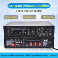 Power Amplifier Bluetooth Wall Speaker Public Address System Constant Voltage AMP 70V 100V With FM U