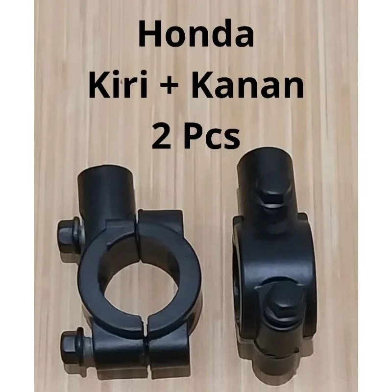 breket kleman spion honda 2pcs kiri kanan