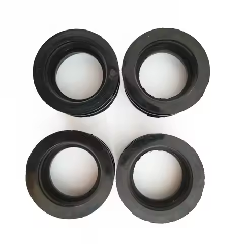 Motorbike Carburetor Interface Adapter Intake Manifold Pipe Rubber Clamp For Honda VF700C Magna VF 7