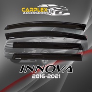 Carplex Innova 2016- 2021 Black OEM Type Rain Guard Window Visor Car rain visor gutter Thailand Made