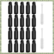 (C Z G L) 22 Pieces Draft Beer Tap Cover Beer Tap Cleaning Brush 20 Pieces Beer Faucet  Caps Rubber 