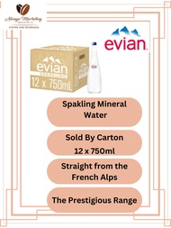 EVIAN SPARKLING MINERAL WATER 750ML (Allonge Marketing)