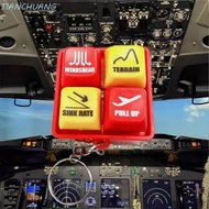 TIANCHUANG Pilot Keychain, 737 Airbus Highly Simulated EGPWS Warning Simulator, Collection Pendant S