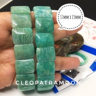 Amazonite Russian Thousand Layers Natural Crystal Papan Bracelet Certificate