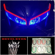 LAMPU LED ALIS AEROX OLD + DEMON/DEVIL EYES ALIS DRL FLEXSIBEL [