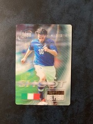 絕版超罕有 Futera 2002 World Football 系列閃卡 Italy 意大利 Alessandro Del Piero 迪比亞路 Football Collection Card 足