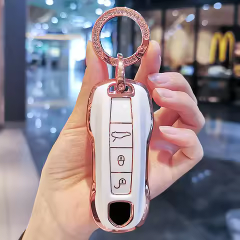 Fashion TPU Car Key Cover Case Shell for Porsche Panamera Carman Macann Bobst Cayenne 911 970 981 99