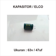 Elco Capacitor 47uf 63v