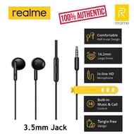 🔥READY STOCK🔥 ORIGINAL Imported Set Realme Buds Classic RMA2001 3.5mm Jack input (RANDOM COLOR) / RM