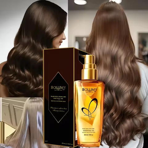 BOLLMY No wash hair care essential oil, containing centella asiatica extract and argan oil, rich and