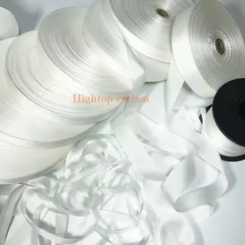 White Genuine Undyed White Pure Silk Grosgrain Embroidery Ribbon in 2mm, 4mm, 10mm to 36mm Ribbon fo