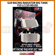 S1R RACING RADIATOR TANGKI BESAR LC135 Y15 RS150 TANGKI AIR BESAR RACING PLUG N PLAY