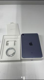 公司貨 Apple iPad mini 6 64G 5G版 平板電腦 8.3吋螢幕 可行動上網 紫色 原廠保固內