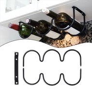 【Qumall】Wall Mounted Wine Bottle Holder Display Racks for Liquor Bottle Storage Organize【QM231212】