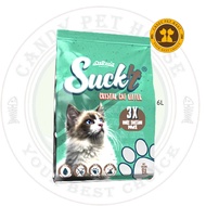 OzPro Suck'it Crystal Cat Litter 6L - Scentless/ Odourlock/ Pasir Kucing - 6L