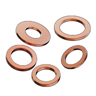 (Copper flat gasket, marine watch flat gasket, sealing gasket, pure copper metal screw flat gasket M