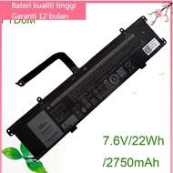 Benar New laptop Bateri FTD6M 06HHW5 K17M-BK-US K17M 7.6V/22Wh/2750mAh For Latitude 7285 2-in-1 Keyb