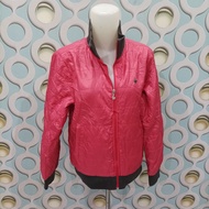 JAKET PARASUT TEBAL WANITA SECOND LE COQ SPORTIF SIZE M JKR105