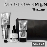 MS GLOW FOR MEN - PAKET 3IN1 - ORIGINAL 100% - BPOM