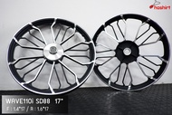 ล้อแม็ค เวฟ 110i WAVE110i125i รุ่น SD88 ขอบ 17( สีดำปัด 1 คู่ ) By Holaracing