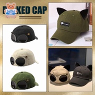 Cat Ear Baseball Cap Sun Hat Hip Hop Cap Unisex Adjustable Cat Ear Baseball Cap Cute Funny Baseball 